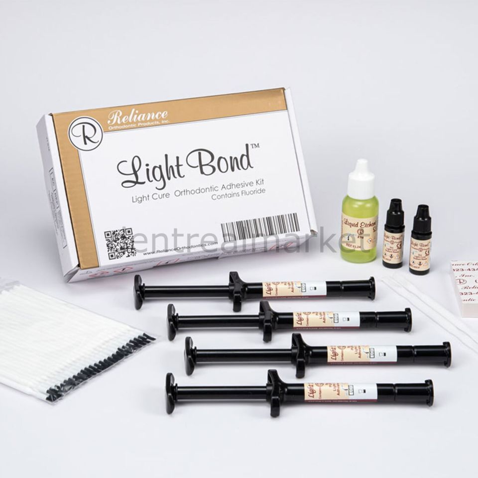 Light Bond - Braket Yapıştırma Siman Seti - 4x5 gr Şırınga