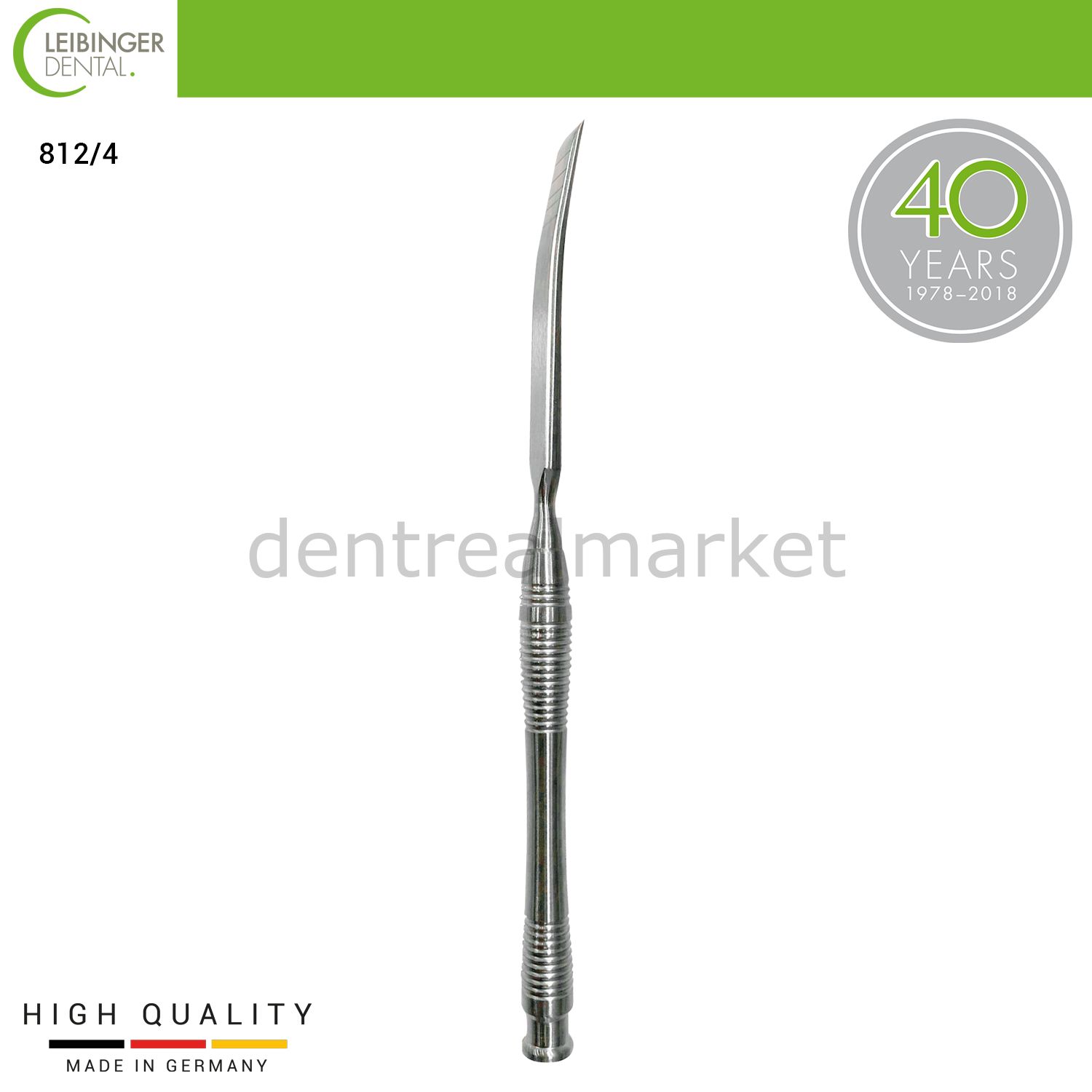 Ergodesign Chisel Osteotom Keski Eğri - 17 cm