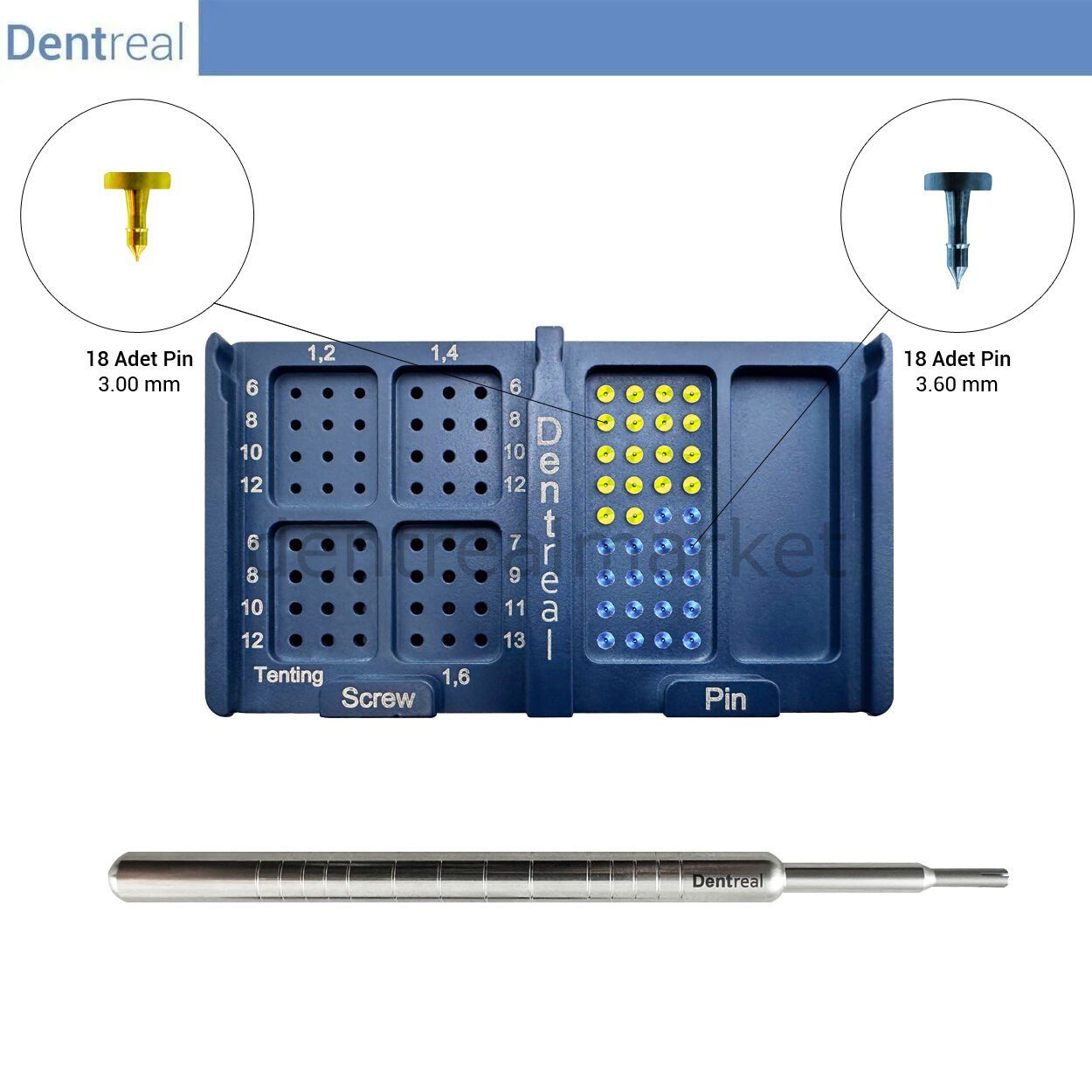 New Memfix Membran Sabitleme Pin Set - 36 Pin