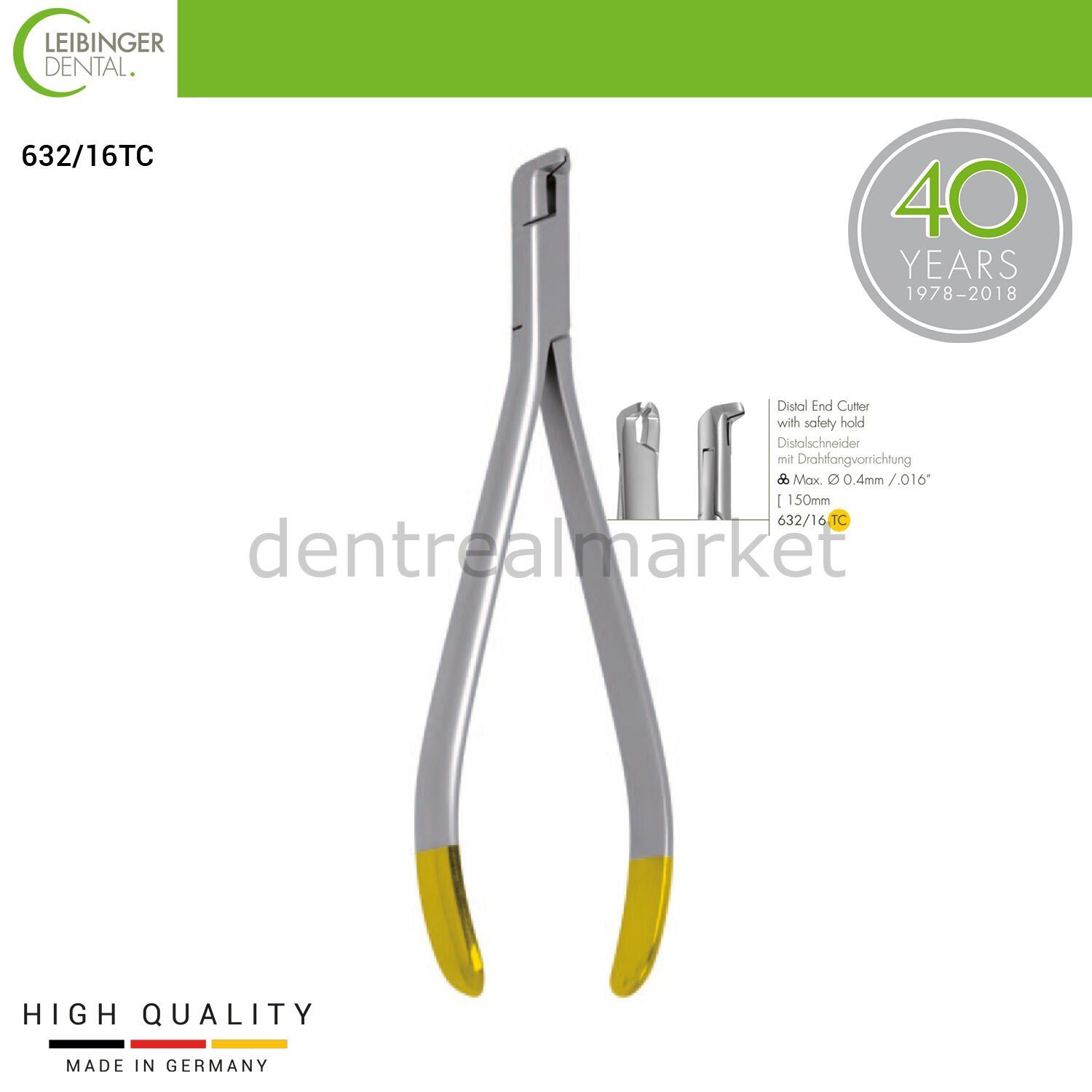 Distal End Cutter TC (Safety Hold) Distal Uç Kesici - 150 mm