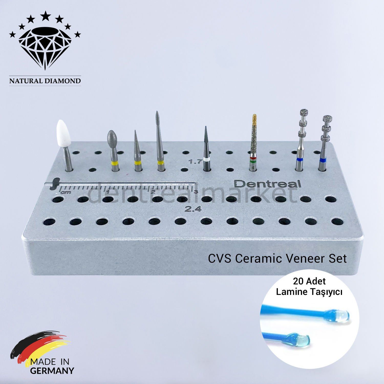 CVS Ceramic Veneer Set - Lamine seti - Lamine Taşıyıcı