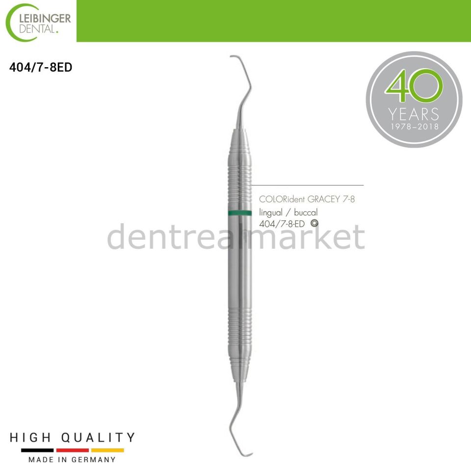 COLORident Gracey Curette 7-8 Lingual, Buccal - Periodontal Küret