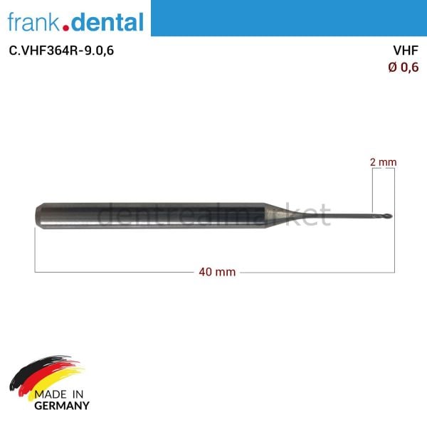 VHF Cad Cam Drill 0,6 mm