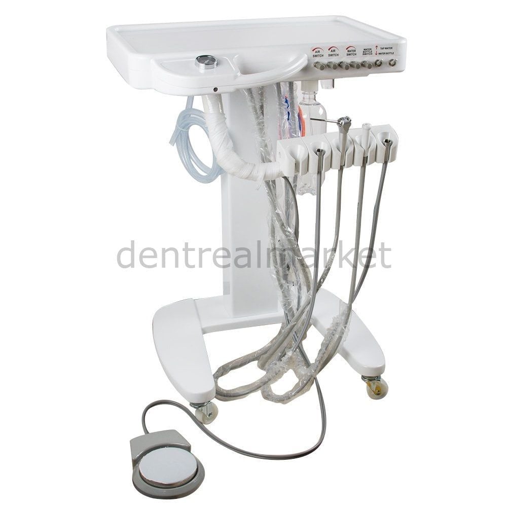 Portatif Unit Cihazı Tablalı (Mobil Dental Ünit)