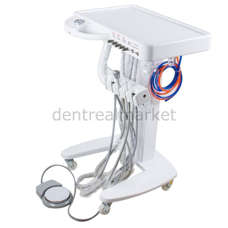 Portatif Unit Cihazı Tablalı (Mobil Dental Ünit)