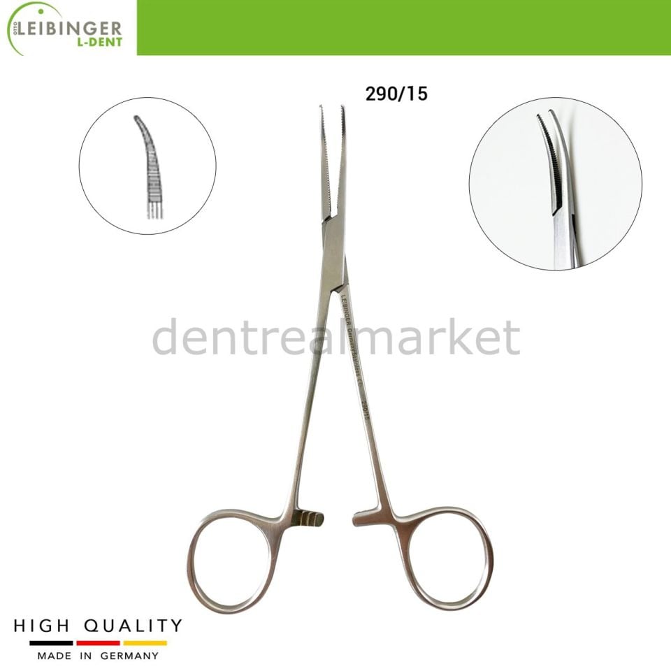 Halstead Mosquito Hemostatik Pens Forceps Eğri