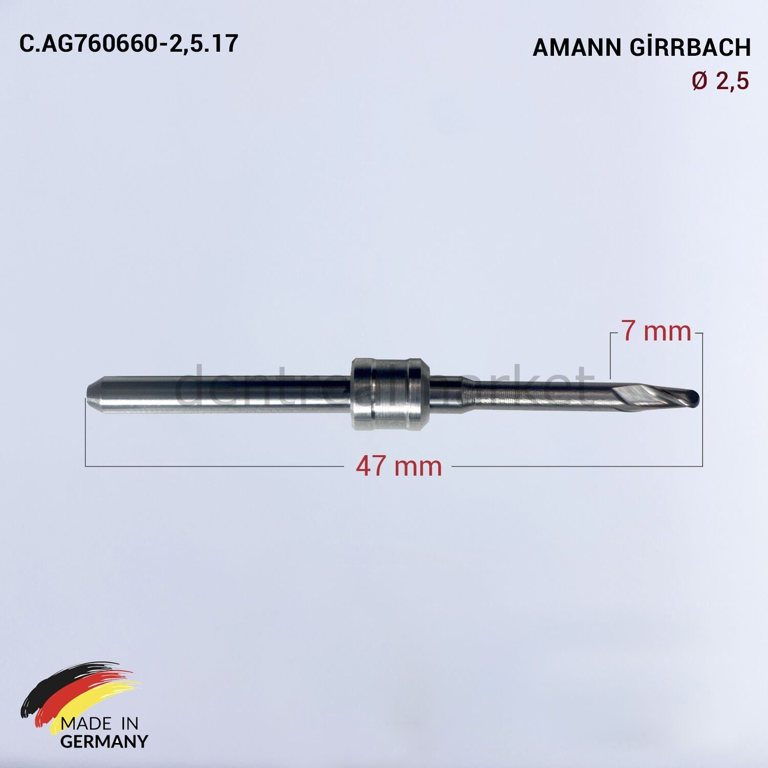 Amann Girrbach Cad Cam Drill 2,5 mm