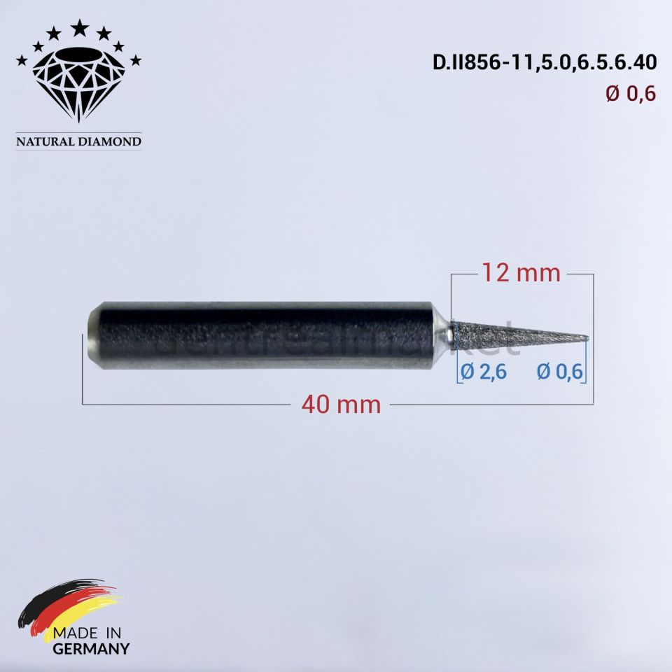 Imes Icore Wieland Elmas Cad Cam Drill 0,6 mm