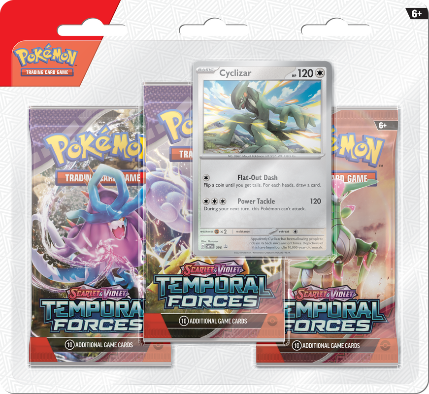 SV5 TEMPORAL FORCES 3-BOOSTER BLISTER (CYCLIZAR)