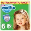 Molfix Ultra Avantaj Paketi 6 Numara X Large 86'lı