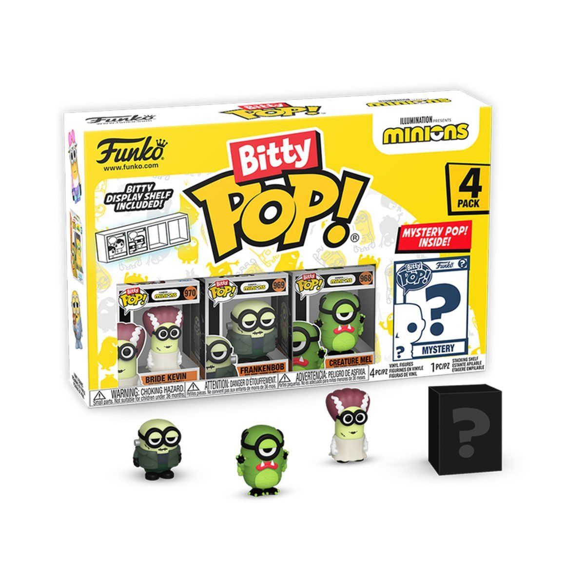 73036 Funko Bitty POP: Minions- Frankenbob 4PK