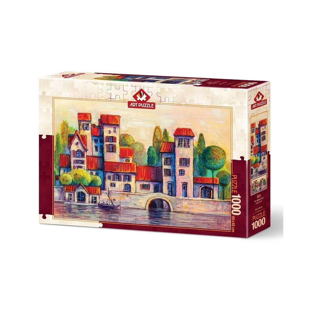 5213 Art Puzzle, Doğa Kent 1000 Parça Puzzle