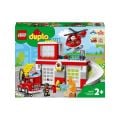 10970 Lego Duplo İtfaiye Merkezi ve Helikopter, 117 parça +2 yaş