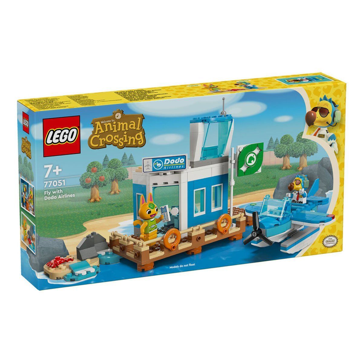 77051 Lego Animal Crossing Dodo Airlines ile Uçun 292 parça +7 yaş