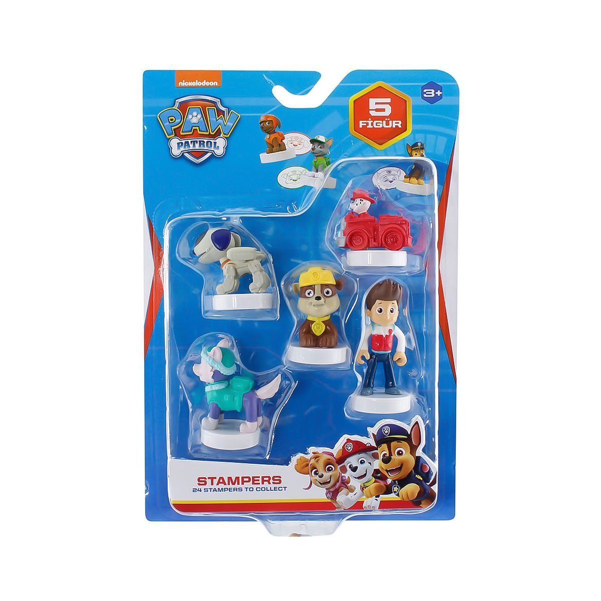 PMI PAW5040 Paw Patrol Stampers 5'li Figür Seti -Necotoys