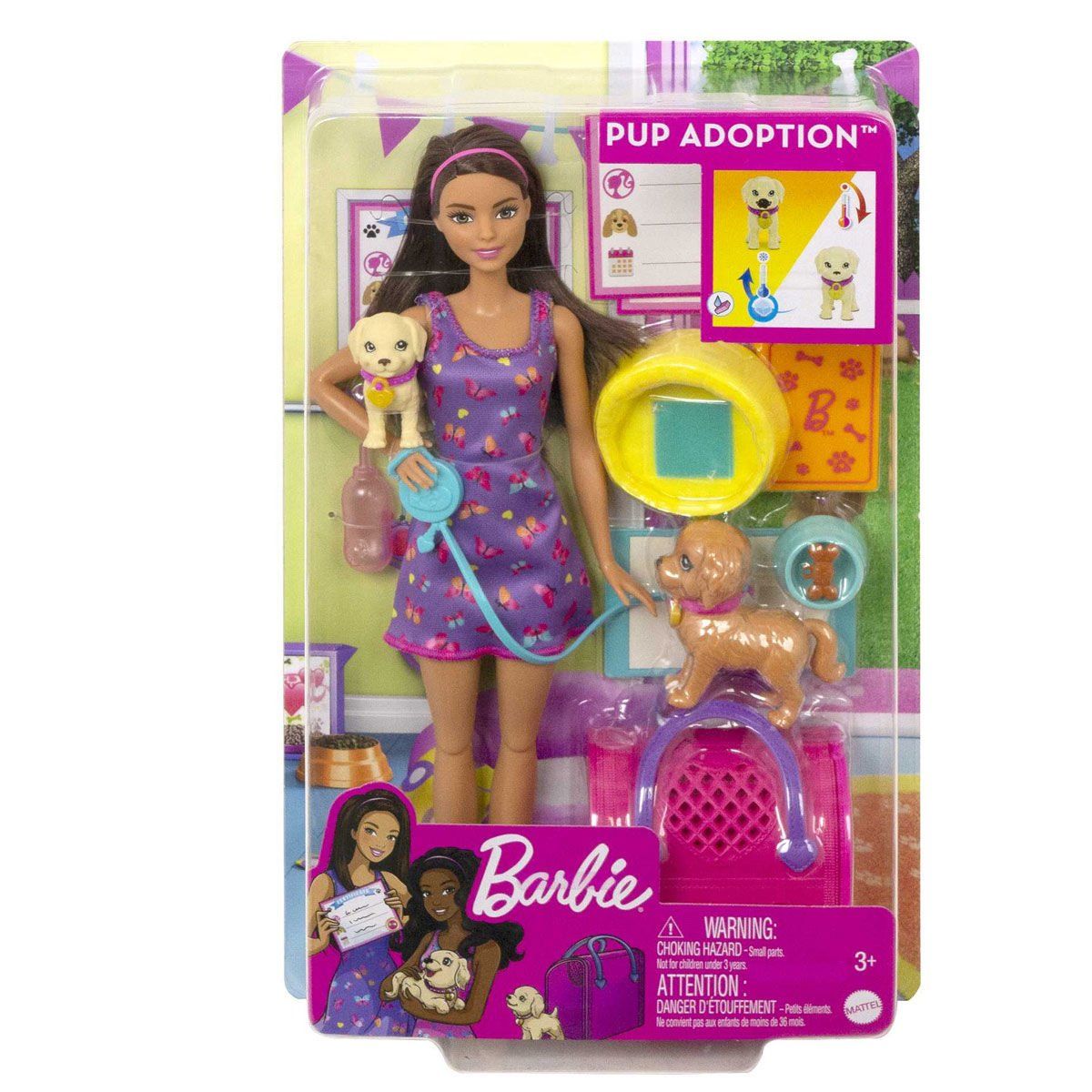 HKD86 Barbie ve Köpekçikleri Oyun Seti
