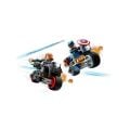 76260 Lego Marvel Black Widow ve Kaptan Amerika Motosikletleri 130 parça +6 yaş