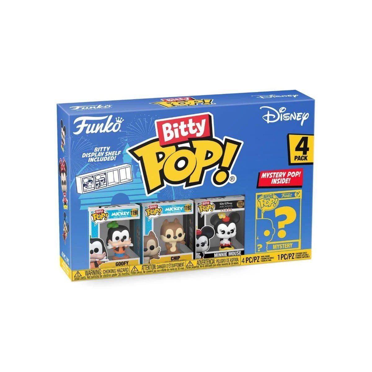 71322 Funko Bitty POP Disney Goofy 4'lü Paket