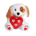 DOG WITH HEART 30 CM