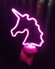 Unicorn neon ışık
