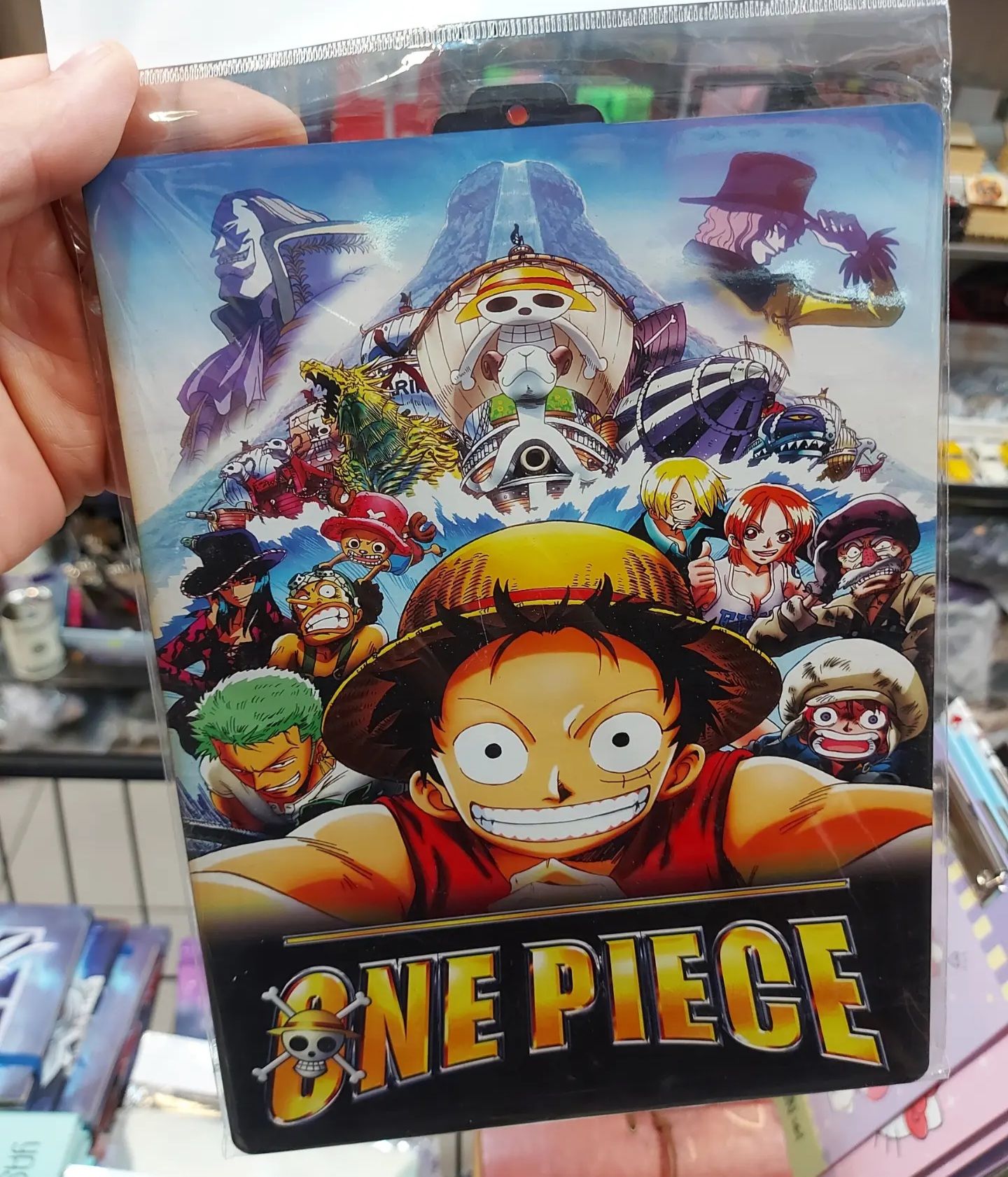 One Piece Ahşap Poster