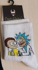 Rick & Morty Tasarım Çorap
