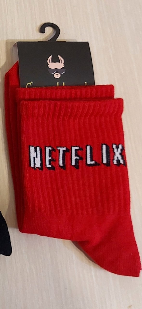 Netflix Tasarım Çorap