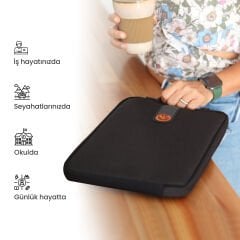 NPO Ace 13''  Notebook & Tablet Kılıfı/Çantası-Siyah