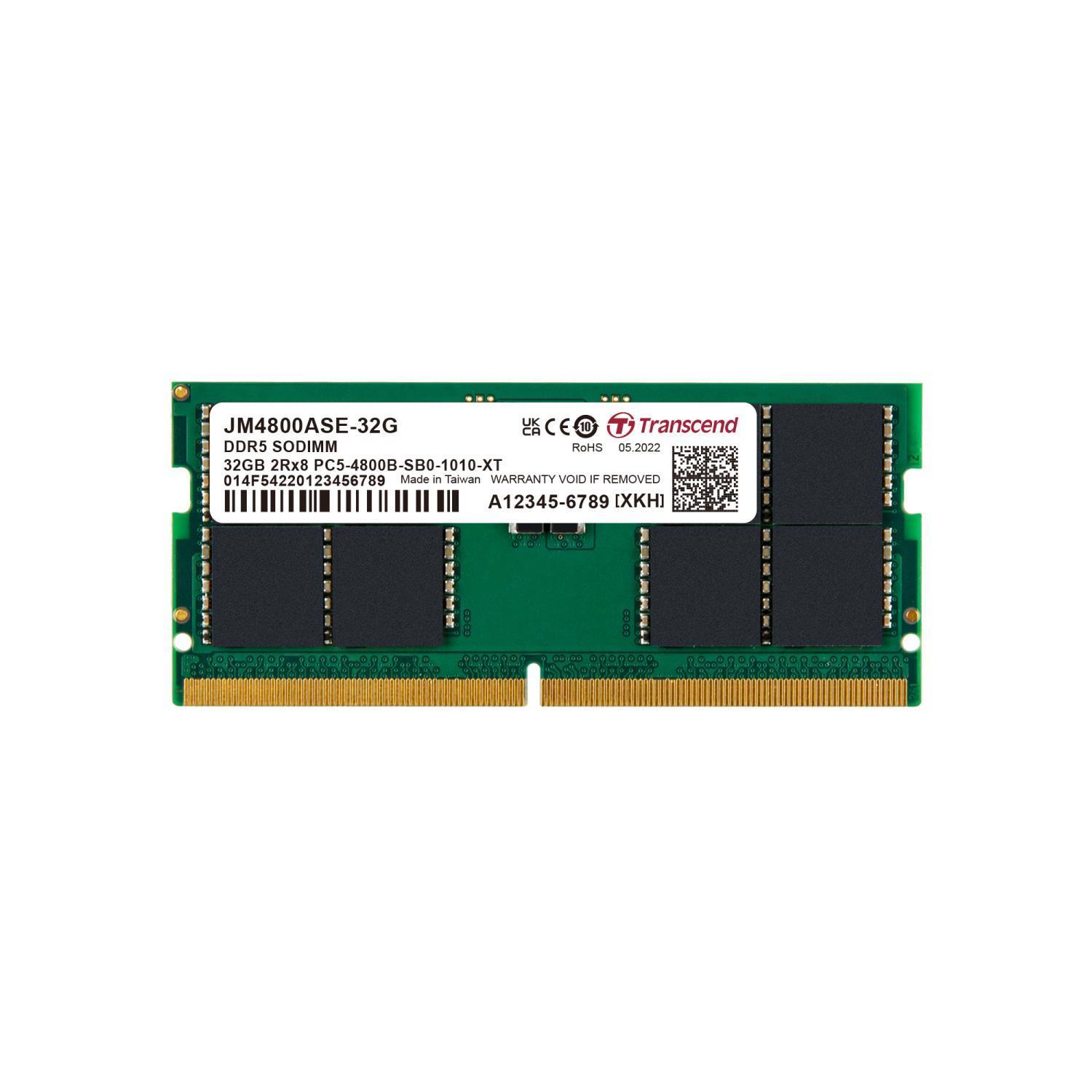 Transcend JM4800ASE-32G 32GB DDR5 4800Mhz CL40 1.1V Notebook Ram