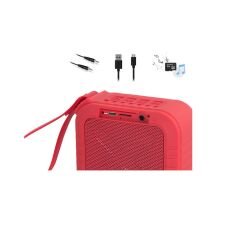 Mikado Handy AUX+TF Destekli 5W Kırmızı Bluetooth Hoparlör OUTLET