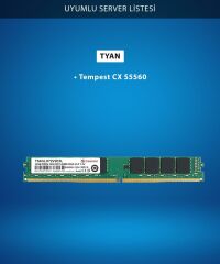 Transcend TS4GLH72V2E3 32GB DDR4 3200MHz 1.2V CL22 ECC Server Ram