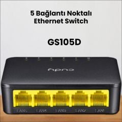 Cudy GS105D 10/100/1000Mbps 5 Port Gigabit Switch