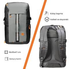 NPO Adventure Sport 16'' 25lt Smart Sırt/Notebook Sırt Çantası-Turuncu