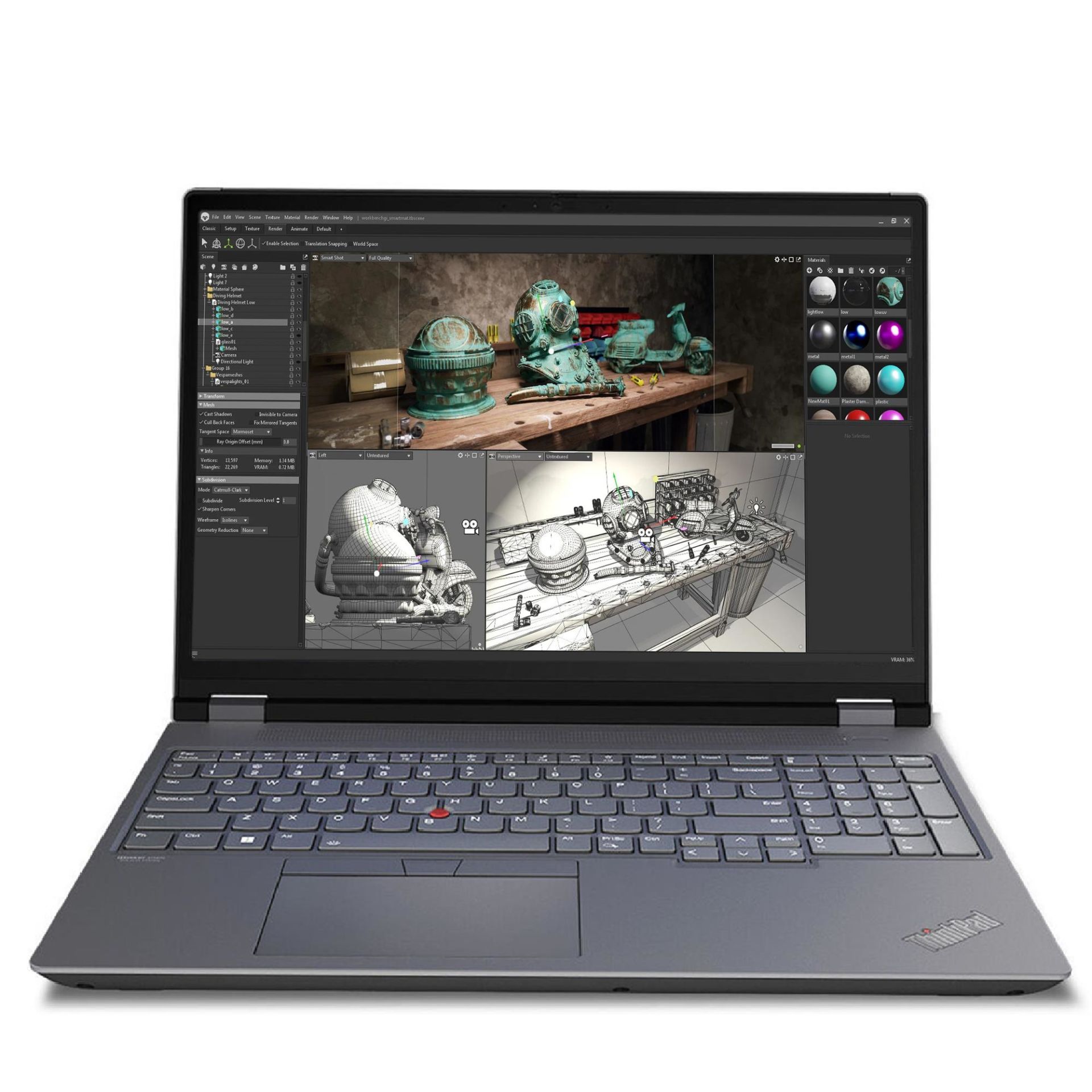 Lenovo ThinkPad P16 21FA0004TX16 i7-13700HX 128GB 2TBSSD+2TBSSD A1000 16'' QHD+ W11P Taşınabilir İş İstasyonu