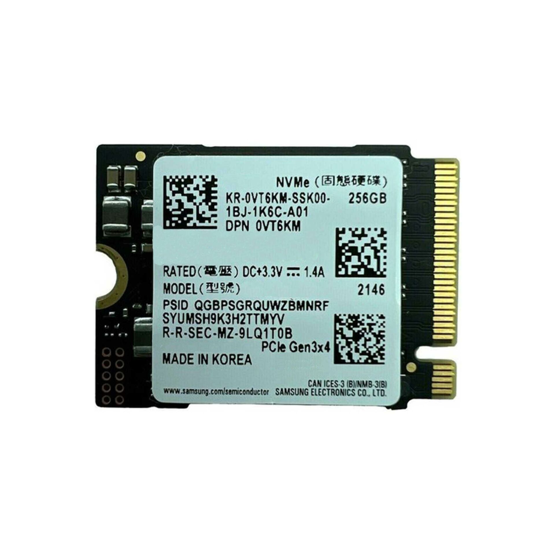Samsung PM9B1 256GB M.2 NVME 22x30 SSD