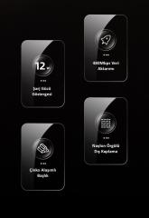 Usams US-SJ543 Dijital Göstergeli,Çipli,Örgülü, 1.2m 2.4A Lightning iPhone Şarj ve Data Kablosu