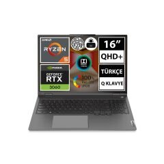 Lenovo ThinkBook 16P 21EK0028TX01 Ryzen5 6600H 16GB 1TBSSD RTX3060 16'' QHD+ FreeDOS Taşınabilir Bilgisayar