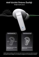 Usams U-LY06 ANC TWS Bluetooth Kulaklık Beyaz
