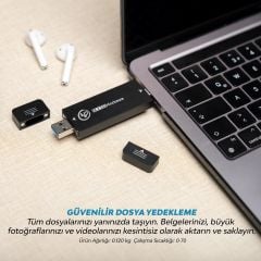 NPO DK01 NVMe M.2 USB-A/Type-C Kablosuz Taşınabilir Harici SSD için Boş Kutu