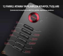 Veikk A15 8192 Levels Zoom Uyumlu 5080LPI Grafik Tablet+Kalem