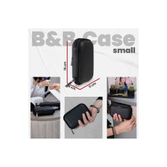 NPO B&B Small Case Ultra Darbe Korumalı,Kablo,HDD ve Aksesuar için Çok Amaçlı HardCase Çanta-Siyah