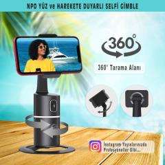 NPO PHPro-B Akıllı 360° Yüz ve Vucut Takipli,Şarjlı, Yapay Zeka Destekli Canlı Yayın Telefon Gimbalı
