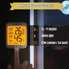 ThermoPro TP53 Termometre İç Mekan Dijital Isı ve Nem Ölçer