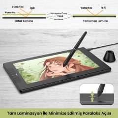 Veikk VK1200V2 8192 Levels 11.6'' IPS HD Grafik Tablet + Kalem