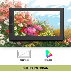 Veikk VK1200V2 8192 Levels 11.6'' IPS HD Grafik Tablet + Kalem