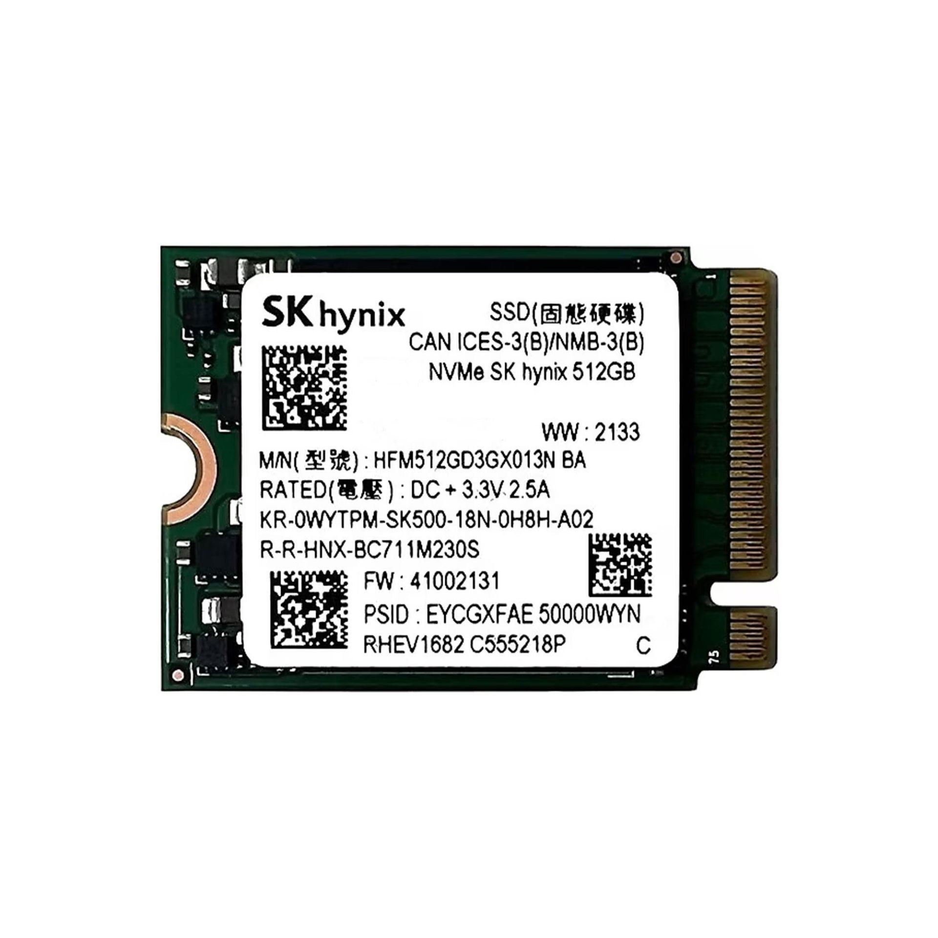 SK Hynix BC901 512GB 2230 M.2 NVMe SSD