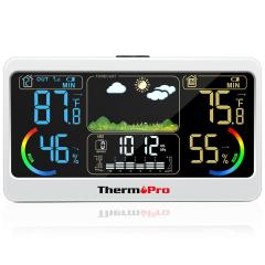 ThermoPro TP68B 7'' İç-Dış Mekan Dijital Isı,Nem,Basınç Ölçer