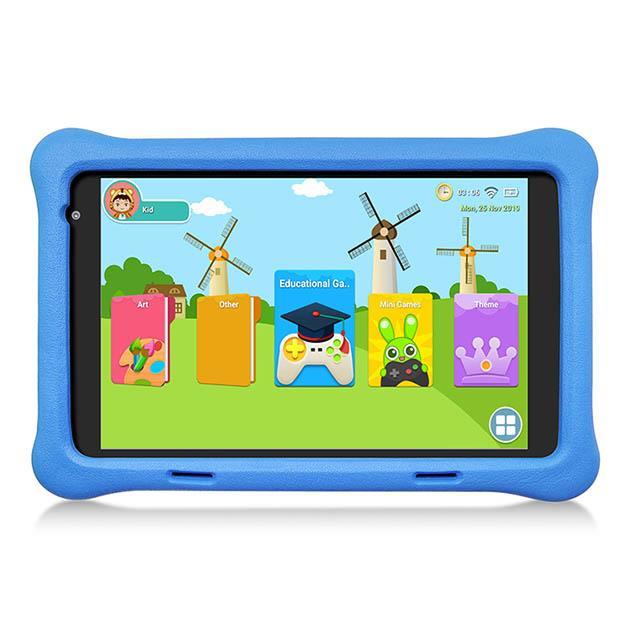 NPO RS407 2GB 32GB Android.11 8'' IPS Ekran, A133 1.6GHz, Antişok Çocuk Tableti(Kids Tablet)-Mavi