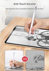 Usams US-ZB223 2018-2021 iPad/iPadpro Uyumlu,Tilt-Sensitive Stylus Pen Apple Lisanslı Kalem