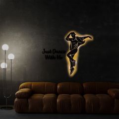 Veraart Işıklı Dans Temalı Tablo Dylon Dekoratif Gece Lambası 60 cm